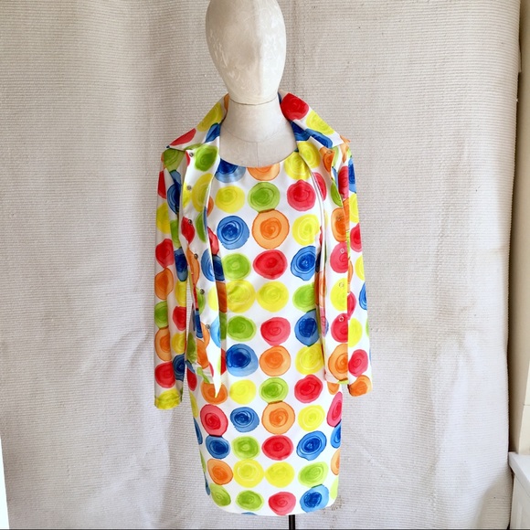 Vintage Dress Clown Crayons Painter Go-Go Costume - Picture 7 of 8